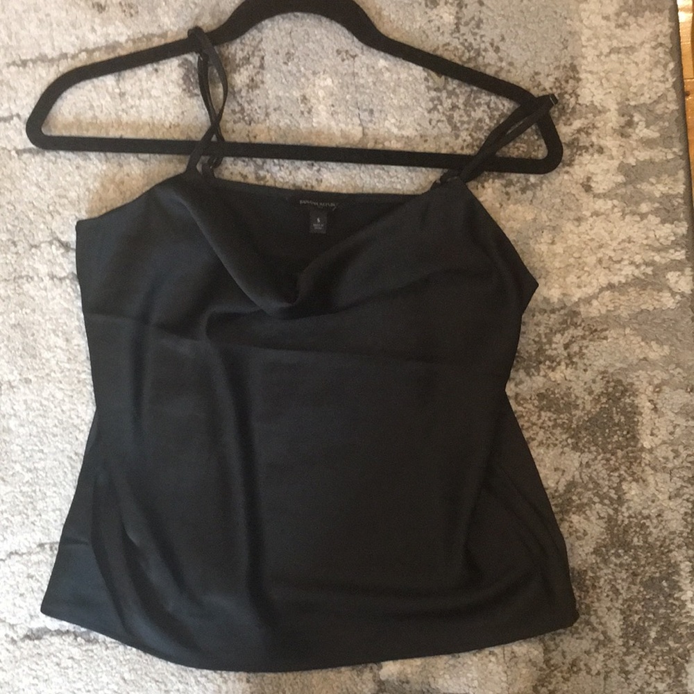 Banana Republic Black Cowl Tank
